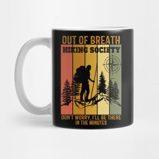 Out Of Breath Hiking Society Mug